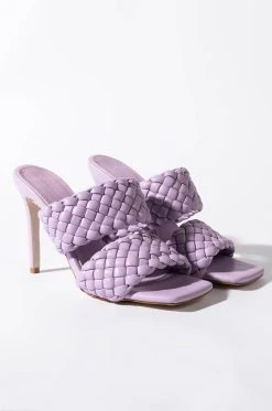 AZALEA WANG ALL YOUR LOVE STILETTO SANDAL IN PURPLE -AKIRA salestore azalea wang all your love stiletto sandal in purple purple 4 4