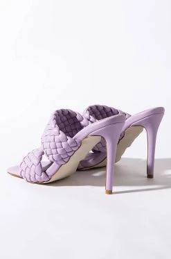 AZALEA WANG ALL YOUR LOVE STILETTO SANDAL IN PURPLE -AKIRA salestore azalea wang all your love stiletto sandal in purple purple 5 5