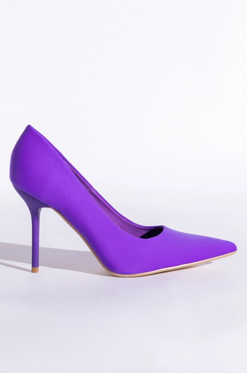 AZALEA WANG SIMPLY CHIC STILETTO PUMP IN PURPLE 2 AZALEA WANG SIMPLY CHIC STILETTO PUMP IN PURPLE - Image 2