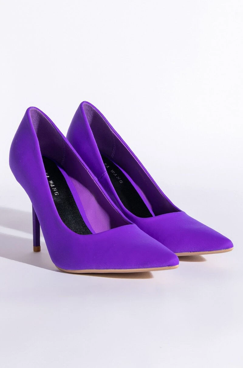 AZALEA WANG SIMPLY CHIC STILETTO PUMP IN PURPLE 3 AZALEA WANG SIMPLY CHIC STILETTO PUMP IN PURPLE - Image 3