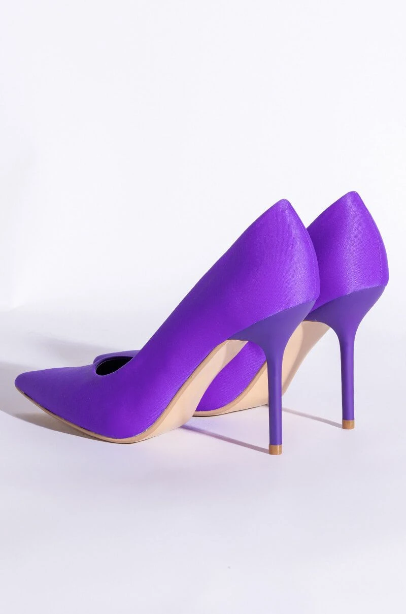 AZALEA WANG SIMPLY CHIC STILETTO PUMP IN PURPLE 4 AZALEA WANG SIMPLY CHIC STILETTO PUMP IN PURPLE - Image 4