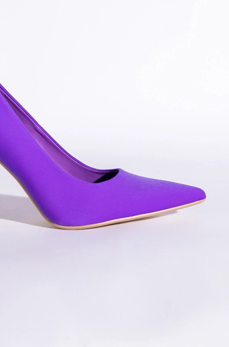 AZALEA WANG SIMPLY CHIC STILETTO PUMP IN PURPLE 5 AZALEA WANG SIMPLY CHIC STILETTO PUMP IN PURPLE - Image 5