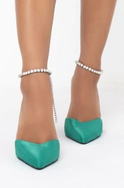 AZALEA WANG SWEET LIKE SUGAR STILETTO PUMP IN GREEN 7 AZALEA WANG SWEET LIKE SUGAR STILETTO PUMP IN GREEN -AKIRA salestore azalea wang sweet like sugar stiletto pump in green green 3 3