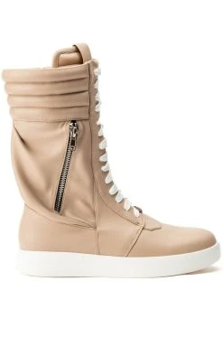 AKIRA salestore -AKIRA salestore azalea wang throw it back mid calf flat sneaker in bone bone 2 2