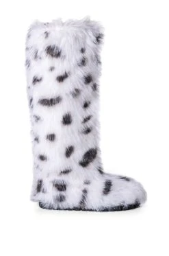 AKIRA salestore -AKIRA salestore azalea wang tundra furry over the knee boots in multi multi 2 2