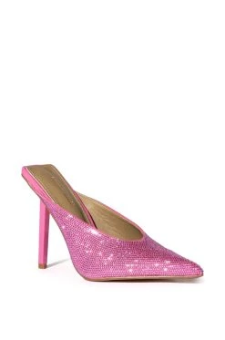 JAZZ EMBELLISHED PUMP -AKIRA salestore jazz embellished pump pink 3 3
