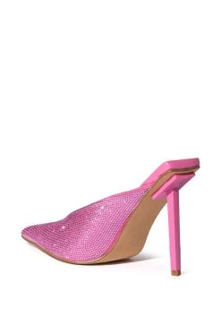 JAZZ EMBELLISHED PUMP -AKIRA salestore jazz embellished pump pink 4 4